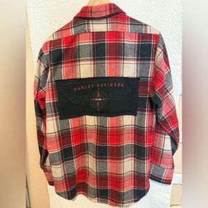 Upcycled vintage flannel shirt